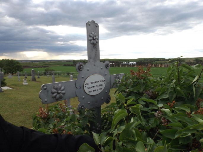 Grave marker in St. Clement's Cemetery