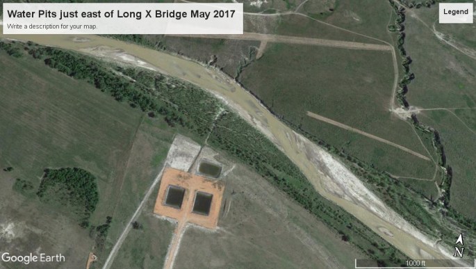 google earth water pits